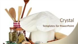  Presentation with chef - Cool new PPT layouts with tile showroom - construction architecture and building concept backdrop and a light gray colored foreground