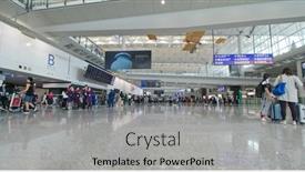  Presentation with hong kong airport - Audience pleasing slide deck consisting of chek-lap-kok-hong-kong backdrop and a light gray colored foreground