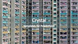  Presentation with apartment - Colorful PPT layouts enhanced with chelsea - exterior of apartment building backdrop and a gray colored foreground