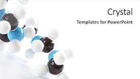  Presentation with bond - Beautiful slides featuring chemical bond - molecular model backdrop and a white colored foreground