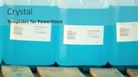  Presentation with chemical plastic - Cool new PPT layouts with chemical-factory-producing-bulk-hand backdrop and a arctic colored foreground