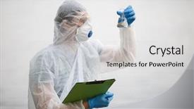  Presentation with manilla folder open papers - Colorful PPT layouts enhanced with chemical filtration - biologist with bulb and folder backdrop and a light gray colored foreground