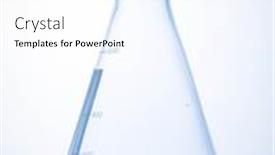  Presentation with chemical - Beautiful theme featuring chemical-glass-on-white-background backdrop and a sky blue colored foreground