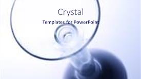  Presentation with chemical - PPT theme with chemical glassware top view background and a sky blue colored foreground