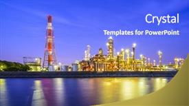  Presentation with chemical industry - Beautiful presentation theme featuring cup of coffee full of coffee beans at wooden table backdrop and a violet colored foreground.