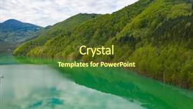  Presentation with montana - Cool new PPT theme with chemical leak - flooded and abandoned village backdrop and a tawny brown colored foreground