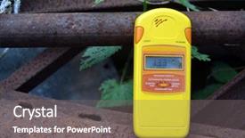  Presentation with readings - Cool new theme with chemical reactor - metal of the chernobyl zone backdrop and a gray colored foreground