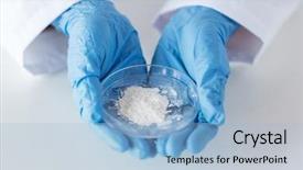  Presentation with clinical chemistry - Beautiful PPT layouts featuring chemical reagents - science chemistry biology medicine backdrop and a light blue colored foreground