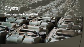  Presentation with chemical safety - Colorful presentation enhanced with chemical safety drums - oil backdrop and a gray colored foreground