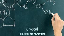  Presentation with chemical - PPT layouts consisting of teacher writing science drawing chemistry - chemical structure formula written background and a ocean colored foreground