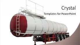  Presentation with chemical - Presentation design having blue paint tray with paint roller and paint inside it background and a light gray colored foreground.