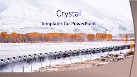  Presentation with changing season - Presentation featuring chemical tanker - train transporting tank cars season background and a sky blue colored foreground