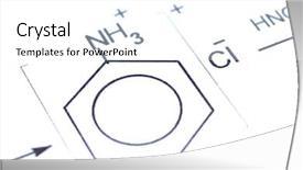  Presentation with manuscript - PPT theme having scientific manuscript - chemical theme background and a white colored foreground