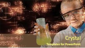  Presentation with experience - Cool new theme with chemis - digital composite of composite image backdrop and a tawny brown colored foreground