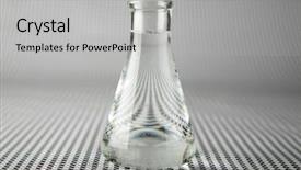  Presentation with chemical reaction - Cool new slide deck with chemist or medical research scientist backdrop and a  colored foreground