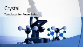  Presentation with chemistry nitrogen - Amazing presentation theme having chemistry biology backdrop and a white colored foreground