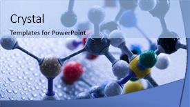  Presentation with chemistry nitrogen - PPT theme consisting of chemistry biology background and a light blue colored foreground