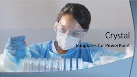  Presentation with pakistan studies - Presentation theme with chemistry complex - laboratory technician studies samples background and a light blue colored foreground