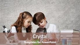  Presentation with cute chemistry - Audience pleasing slides consisting of chemistry lesson making experiments backdrop and a  colored foreground