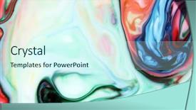  Presentation with chemical experiment - Theme having chemistry orange color - abstract colorful backgrounds and textures background and a cool aqua colored foreground