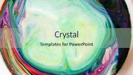  Presentation with chemical experiment - Amazing slide deck having chemistry orange color - abstract colorful backgrounds and textures backdrop and a soft green colored foreground