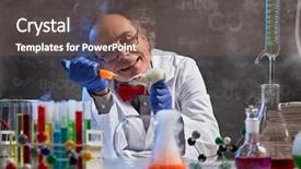  Presentation with laboratory mouse - Amazing slides having chemistry professor injecting lab mouse backdrop and a violet colored foreground