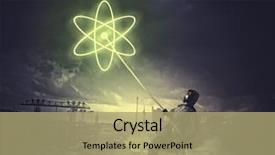  Presentation with radioactivity - Audience pleasing slides consisting of classical style sign of public backdrop and a coral colored foreground