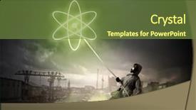  Presentation with nuclear disaster - Colorful PPT layouts enhanced with retro wooden background book backdrop and a  colored foreground.
