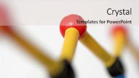  Presentation with drug molecule protein - Presentation theme enhanced with chemistry rna - molecule structure close-up background and a lemonade colored foreground