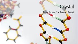  Presentation with rna - Colorful slides enhanced with chemistry rna - molecule structure close-up backdrop and a white colored foreground