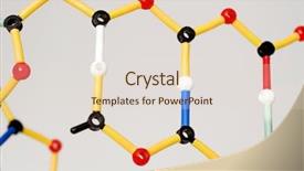 Presentation with biomaterial anotechnology atom and molecule backdr - Presentation theme having chemistry rna - molecule structure close-up background and a lemonade colored foreground