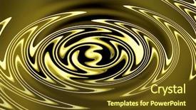  Presentation with lubricant - Slides having flow sensors - golden lubricant background and a tawny brown colored foreground