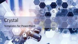  Presentation with analytical chemistry - Presentation theme enhanced with chemistry still life mixed media background and a light blue colored foreground