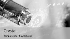  Presentation with chemistry media - Slide deck enhanced with chemistry still life mixed media background and a light gray colored foreground