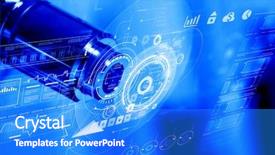  Presentation with analytical chemistry - Cool new presentation with chemistry still life backdrop and a cobalt blue colored foreground