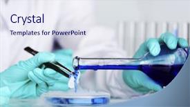  Presentation with chemistry - Audience pleasing presentation theme consisting of chemistry backdrop and a  colored foreground