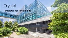  Presentation with green development - 