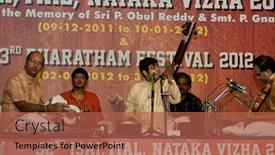  Presentation with india festival - Colorful PPT layouts enhanced with chennai-india-dec-15-sikkil backdrop and a red colored foreground