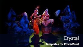  Presentation with classical dance - Slides having chennai-india-december-12-indian background and a navy blue colored foreground