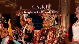  Presentation with india festival - PPT theme featuring chennai-jan-21-dancers-perform background and a wine colored foreground