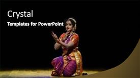  Presentation with kuchipudi - PPT layouts featuring chennai-january-11-kuchipudi-performer background and a black colored foreground