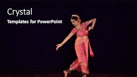  Presentation with kuchipudi - PPT layouts with chennai-january-11-kuchipudi-performer background and a black colored foreground