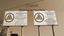  Presentation with checkpoint - Beautiful PPT layouts featuring chernobyl-area-entrance-checkpoint-dityaki backdrop and a coral colored foreground