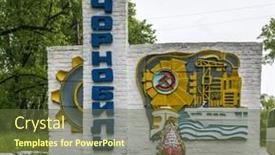  Presentation with chernobyl - Audience pleasing slide set consisting of chernobyl-ukraine-may-20-colorful backdrop and a tawny brown colored foreground