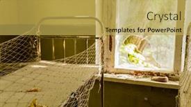  Presentation with pripyat - Presentation enhanced with chernobyl-zone-school-premises background and a yellow colored foreground