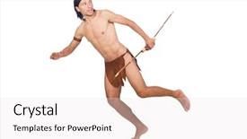  Presentation with native american - Audience pleasing slide deck consisting of cherokee - native american in funny concept backdrop and a  colored foreground