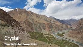  Presentation with apricot - Presentation theme with cherries apricots - apricot blossom in himalayas background and a violet colored foreground