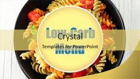  Presentation with ant - Cool new PPT theme with cherries free - delicious macaroni dish ant text backdrop and a yellow colored foreground