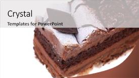  Presentation with white chocolate - PPT theme with nervous system and urinary bladder background and a coral colored foreground.