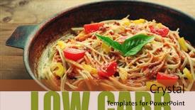  Presentation with spaghetti - Cool new theme with cherries free - spaghetti bolognese in pan backdrop and a red colored foreground